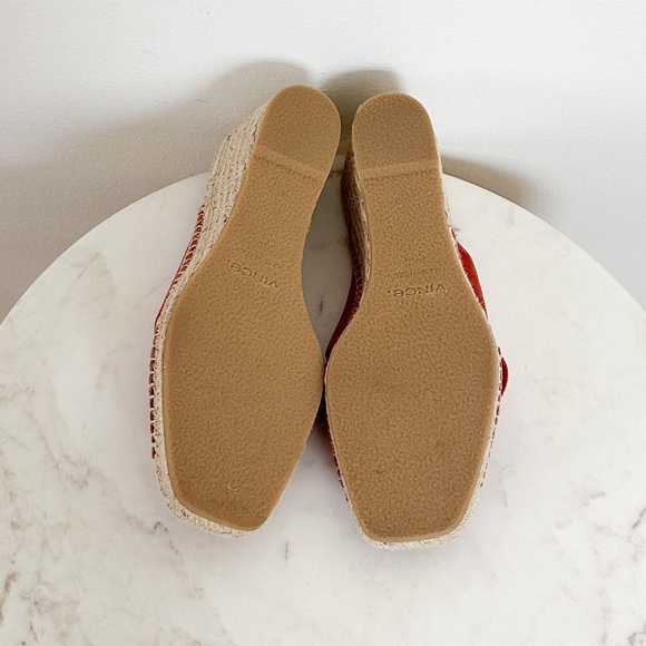 NEW Vince Gaelan Wedge Espadrille Sandals Size 10 - Picture 8 of 8